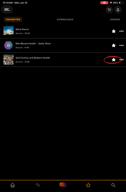 5th step how to favorites